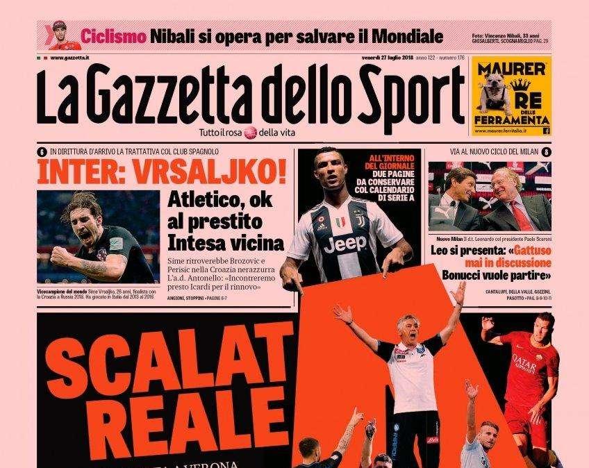  Rassegna stampa  - Le prime pagine dei giornali di oggi