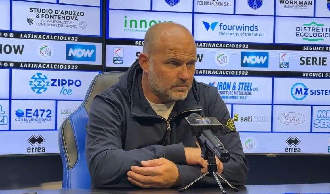Latina-V. Francavilla, Villa: "Il pareggio sarebbe stato risultato più giusto"