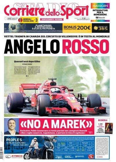 Rassegna stampa  - Le prime pagine dei giornali di oggi