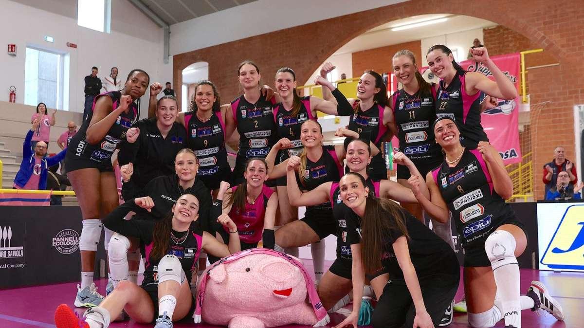 Volley, salvezza Casalmaggiore: le Rosa restano in A2
