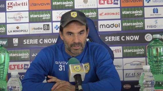 Juve Stabia, Pagliuca: "Vittoria è giusto premio per impegno squadra"