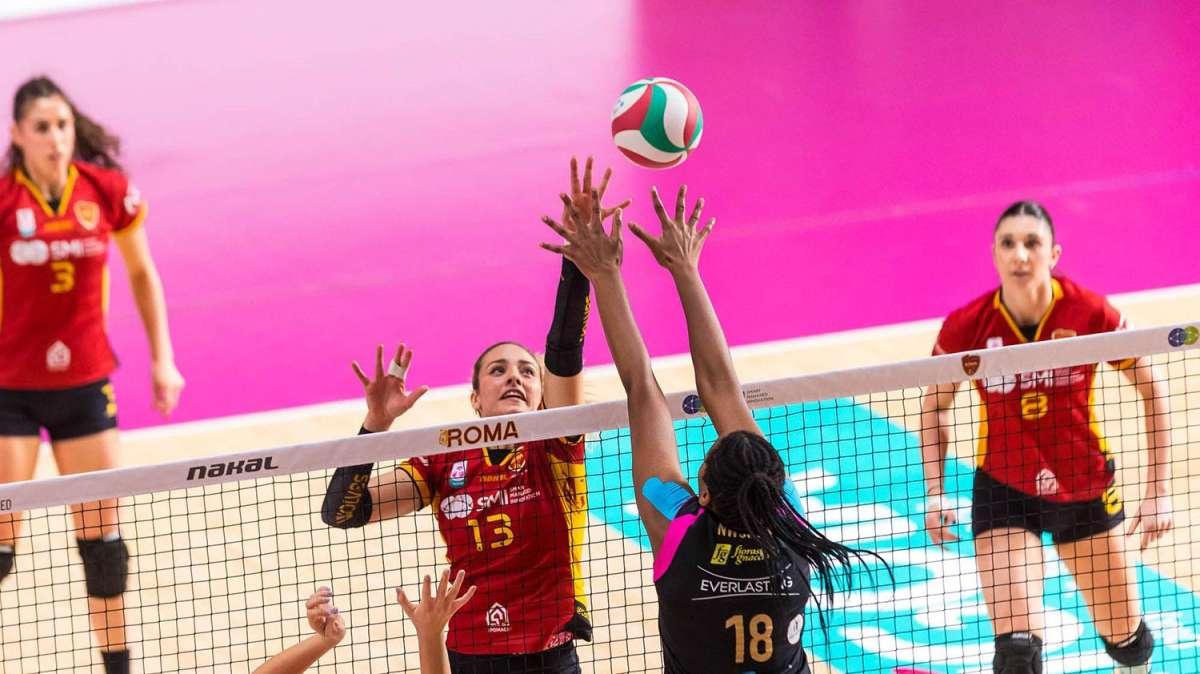 Volley, Casalmaggiore cade anche a Roma: ora si fa dura per le Rosa