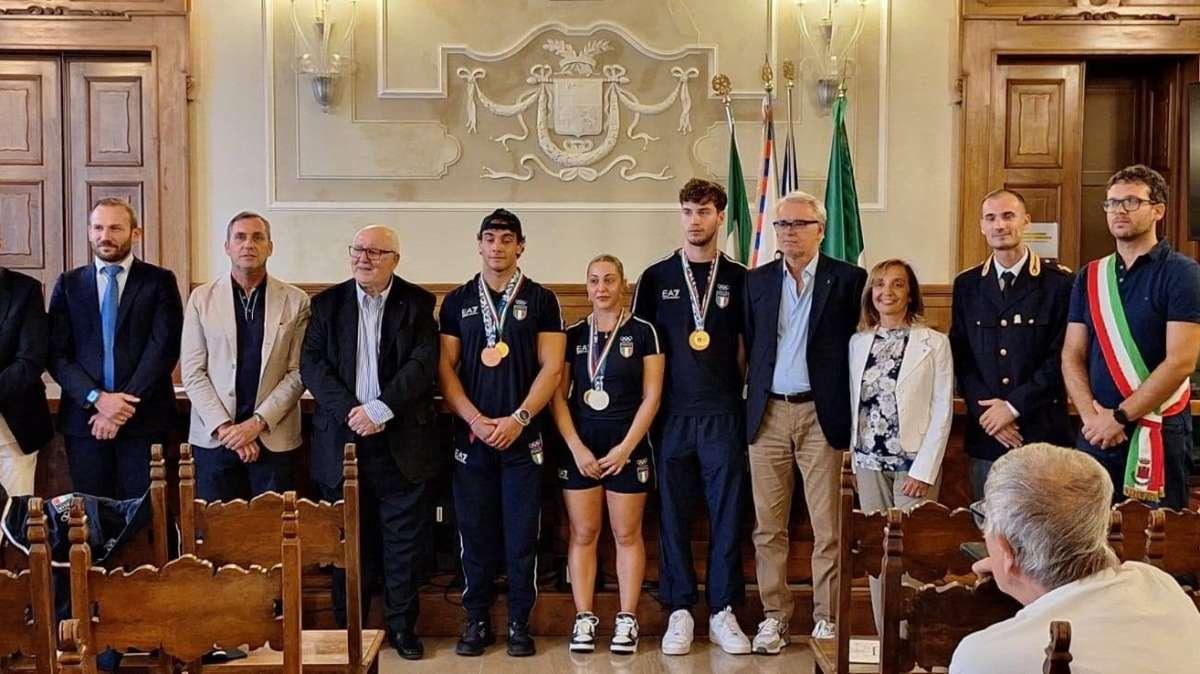 Mantova, Provincia celebra vincitori medaglie Giochi del Mediterraneo