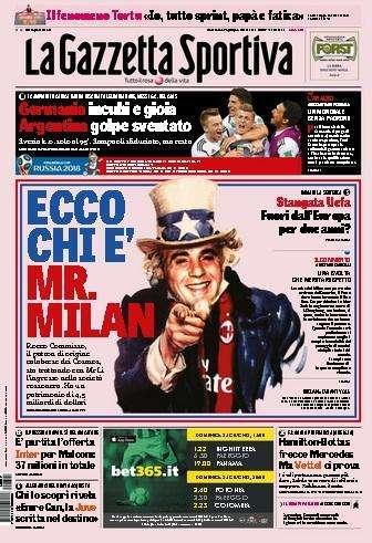 La Gazzetta dello Sport: "Germania, incubi e gioie. Argentina, golpe sventato"