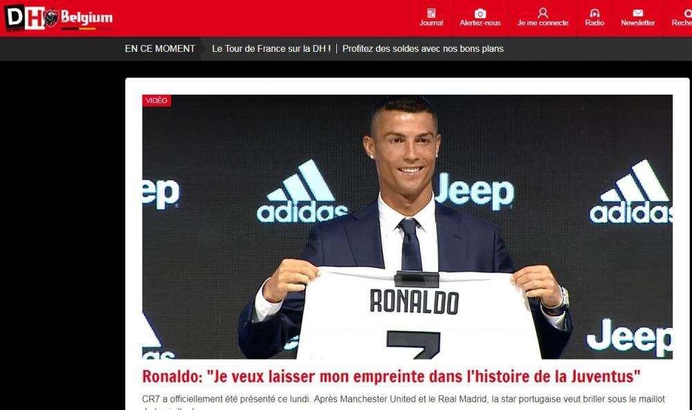 CR7-Juve, ecco come hanno aperto le testate internazionali online