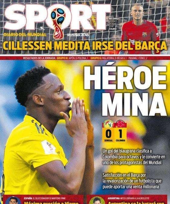 Colombia, Sport: "Eroe Mina"