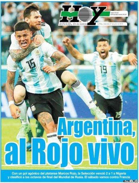 Hoy gioca con il nome dell'eroe Rojo: "Argentina incandescente"