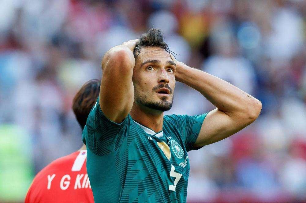 La prima pagina del Corriere della Sera: "Germania, disfatta nazionale"
