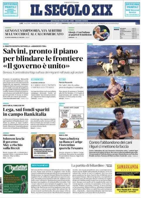 Il Secolo XIX: "Francia contro Belgio, partita dell'altro mondo"