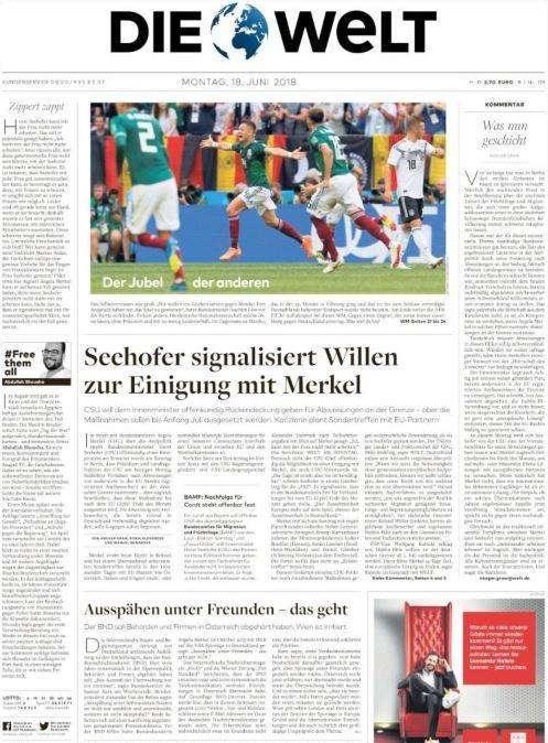 Die Welt e la sconfitta della Germania: "Gli applausi per gli altri"