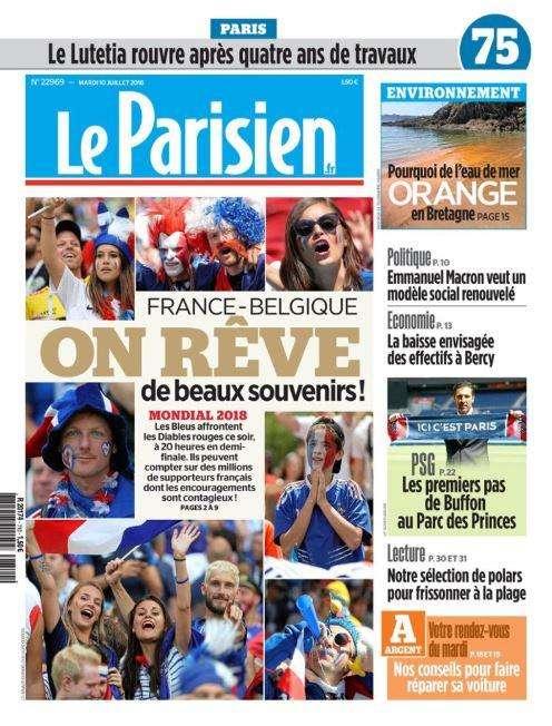 Le Parisien verso la sfida tra Francia e Belgio: "Sogniamo bei ricordi"