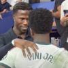 Keita Baldé fuori rosa, va a vedere il Real Madrid: Vinicius gli regala la maglia