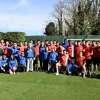 A sorpresa i ragazzi dell'associazione "Il Veliero" al Monzello con la squadra