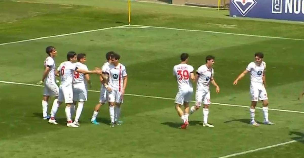 Primavera 1: Grande rimonta dei biancorossi contro la Fiorentina. È 1-2 al Viola Park 