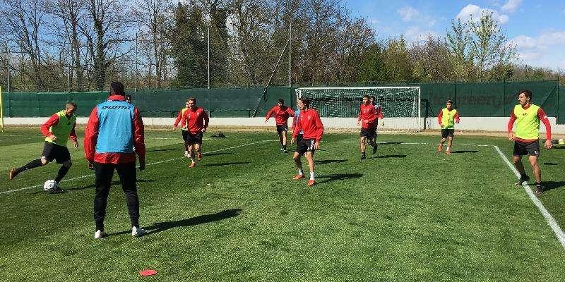 Allenamento pomeridiano a Monzello: differenziato per Dany Mota e Gytkjaer