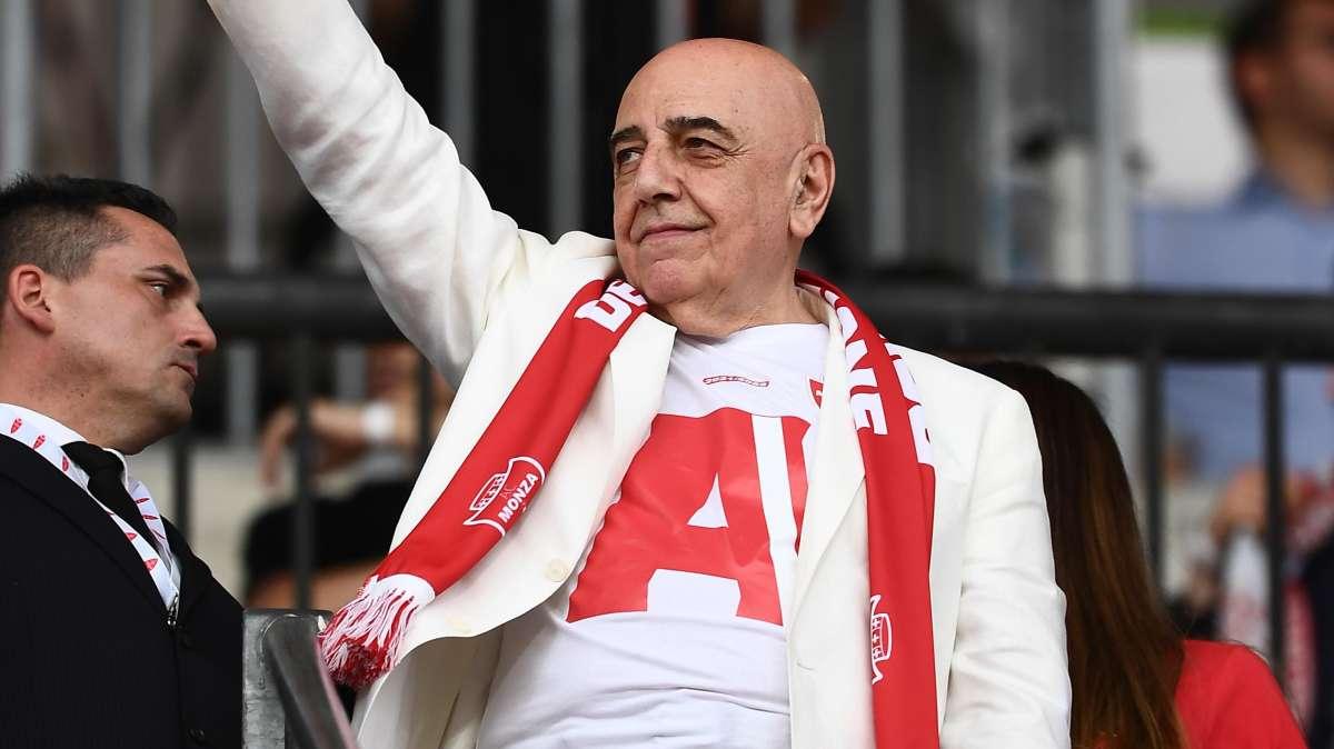 Galliani: "Il Monza da parte sinistra della classifica. Mercato? Punteremo sui giovani"