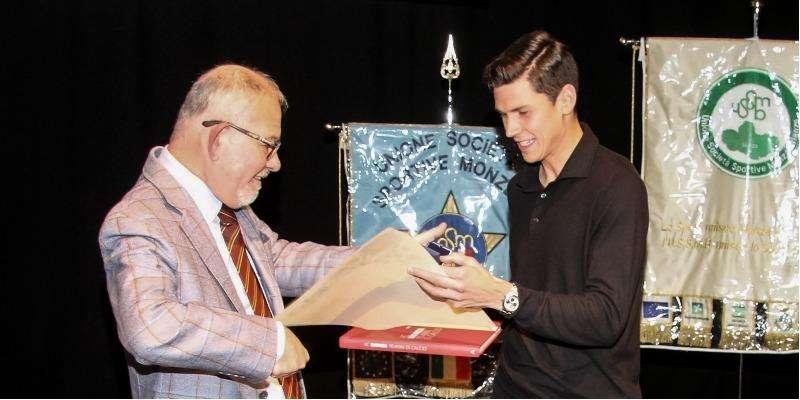 Pessina premiato con l'Insegna d'Oro dell'USSMB