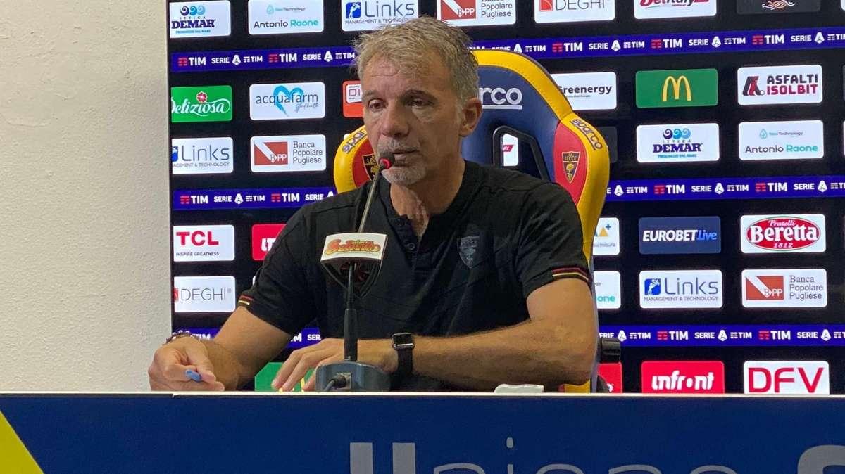 Lecce, Baroni: "Il Monza non è in difficoltà, l'attenzione farà la differenza"