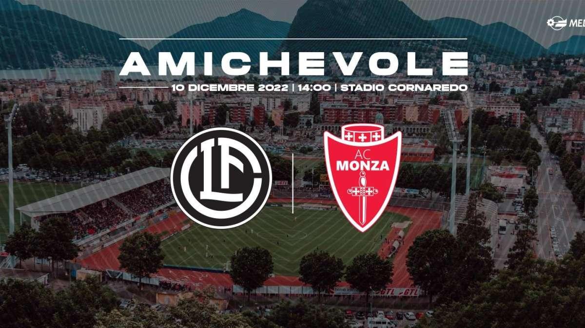 Il 10 dicembre il Monza sfiderà in amichevole il Lugano