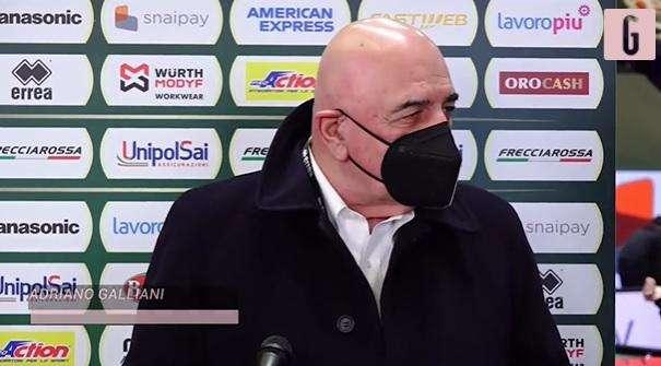 Galliani: "Col Pisa? Solo un incidente di percorso. Anche Milan e Juve li hanno avuti"