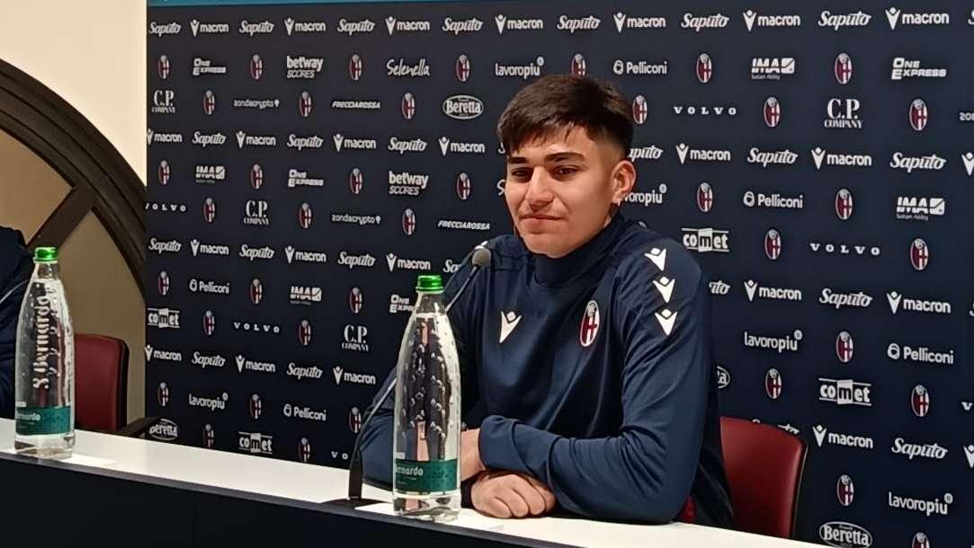 Castro: "Sono contento per il gol e la vittoria. E' bellissimo giocare a Bologna"
