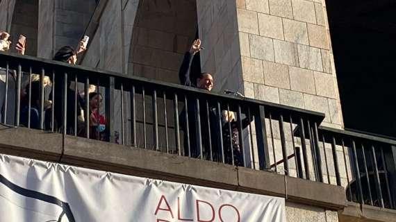 Anche Berlusconi alla festa scudetto del Milan. Ad accompagnarlo Galliani