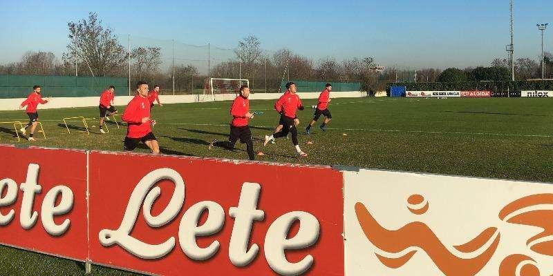 Tutti in campo, oggi a Monzello preparazione a 2 giorni dalla sfida contro l'Entella