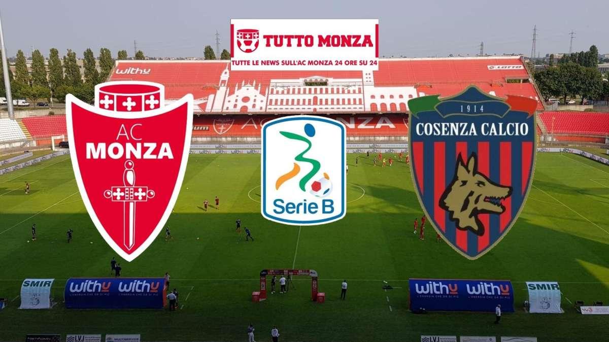Il Monza butta via due punti. Avanti di due gol si fa rimontare dal Cosenza