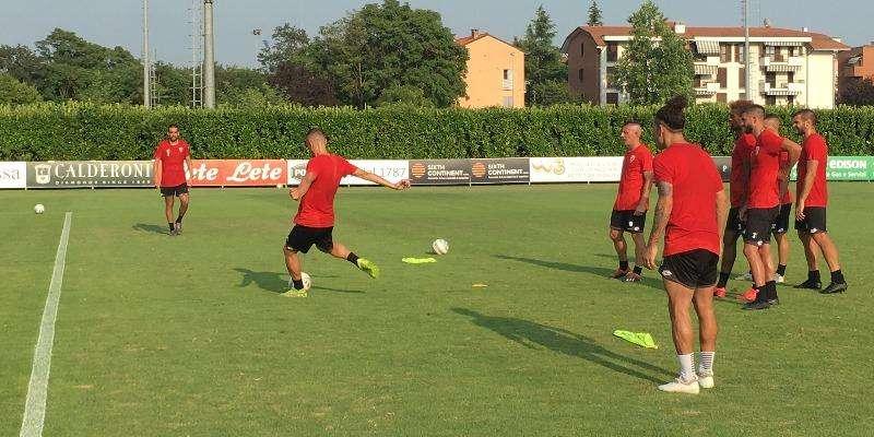 Doppio allenamento per i biancorossi 