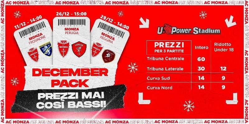 Ulime tre gare di dicembre: il Monza lancia il December Pack