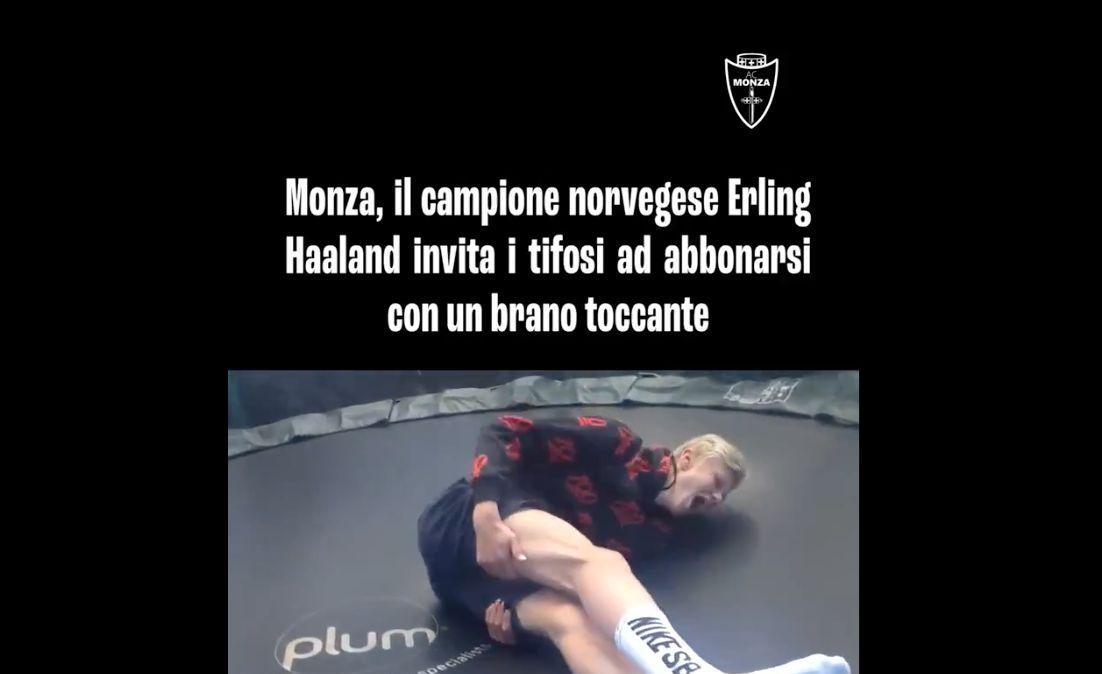 Monza, divertente campagna abbonamenti con... Haaland!
