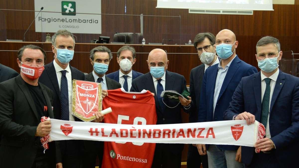 Il Monza premiato alla Regione Lombardia