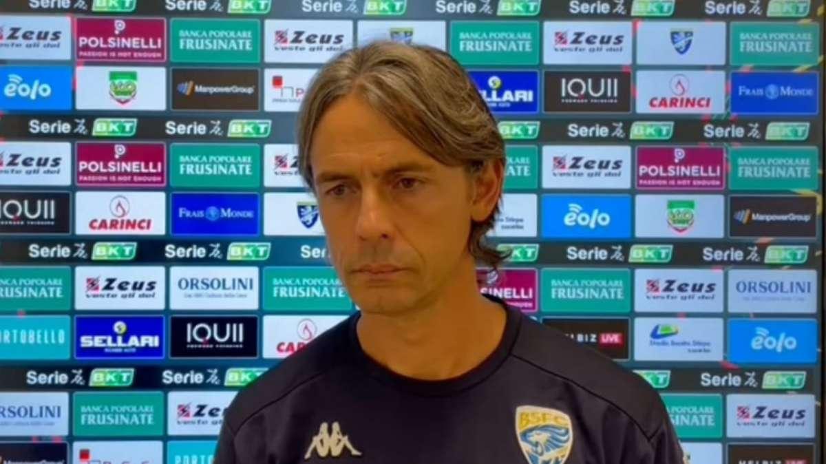 Brescia, Inzaghi: "Abbiamo fatto la nostra partita. Complimenti al Monza"