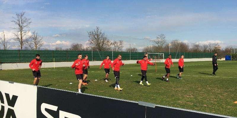 Allenamento pomeridiano a Monzello: ancora diversi gli indisponibili 