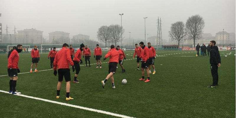 Monzello, allenamento pomeridiano per i biancorossi
