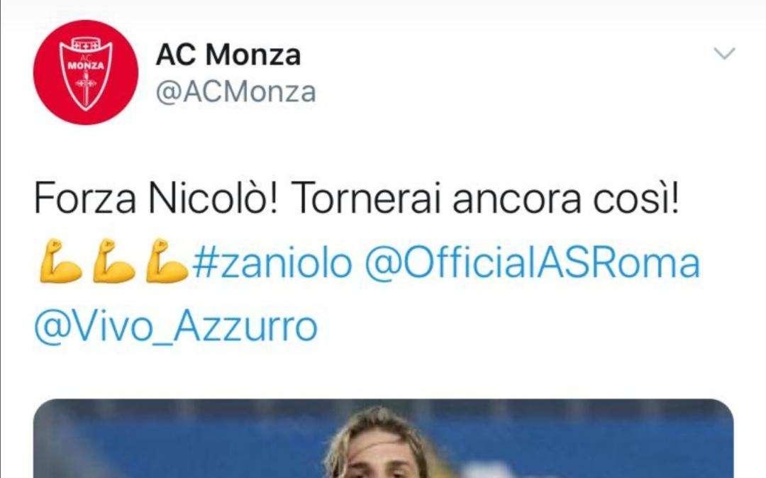Zaniolo si è rotto il crociato del ginocchio sinistro. Il Monza: "Forza Nicolò!" 