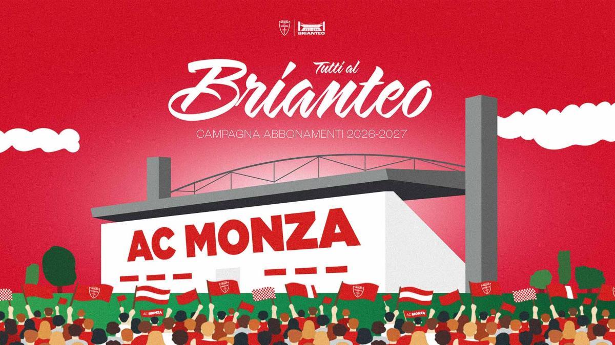 Campagna abbonamenti 2026-27. AcMonza lancia "Tutti al Brianteo"