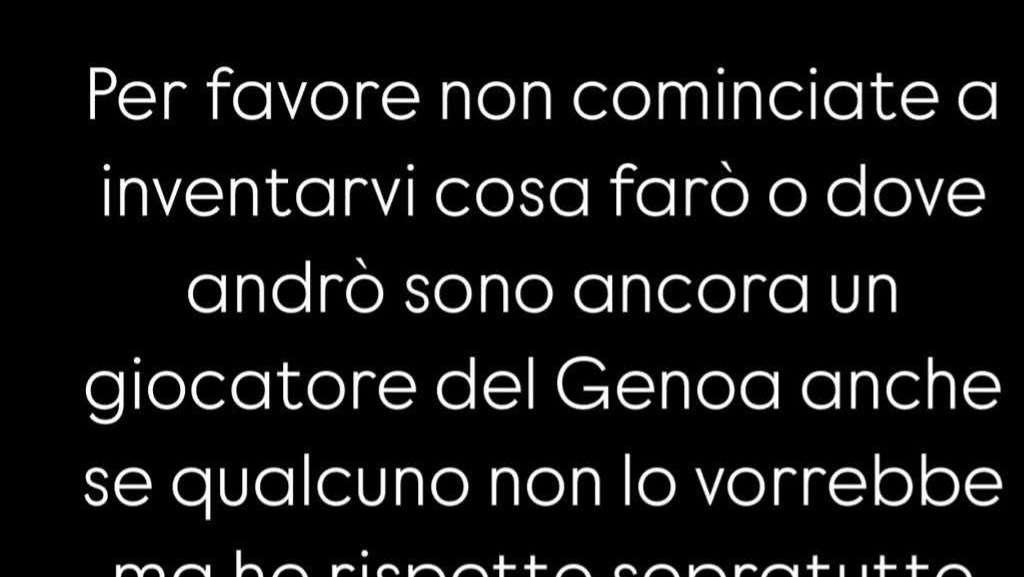 Balotelli: "Non cominciate a inventarvi dove andrò, sono ancora un giocatore del Genoa"
