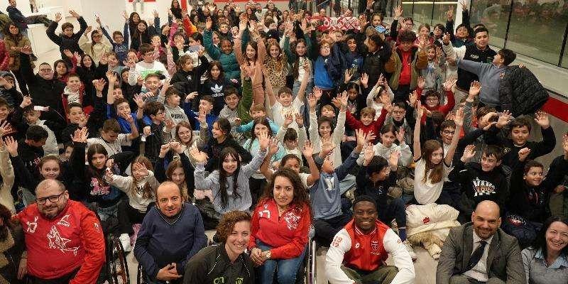 Kevin Maussi Martins incontra gli studenti di "Io tifo positivo"