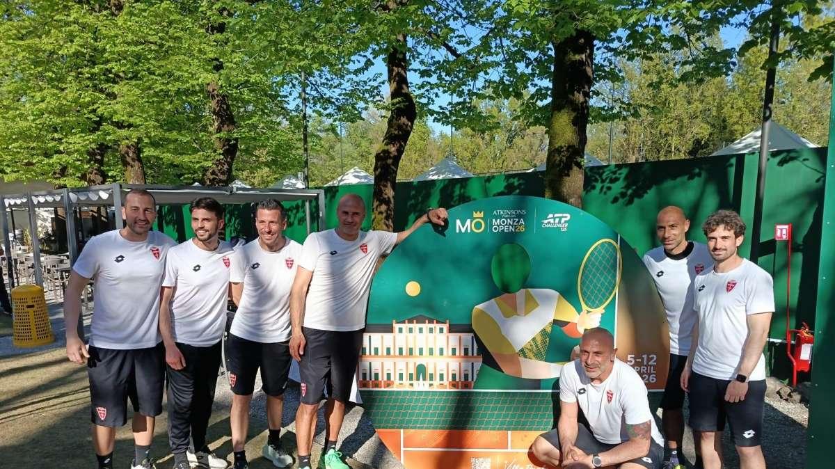 Mister e staff in visita all'ATP Challenger 125 di Monza 