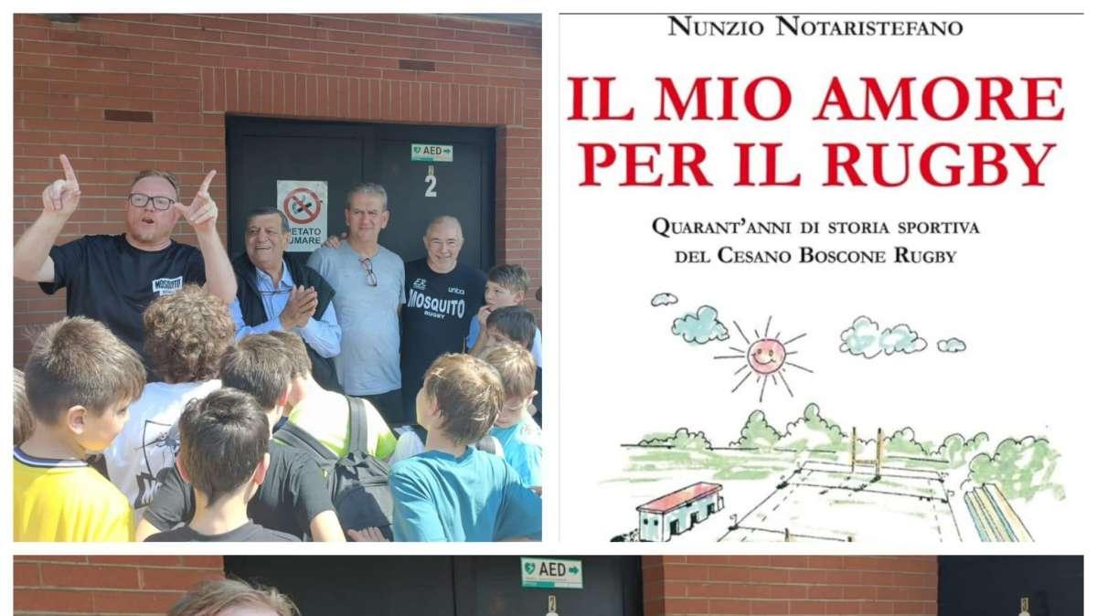 Festa e divertimento per il Mosquito Rugby. E la presentazione di un libro...