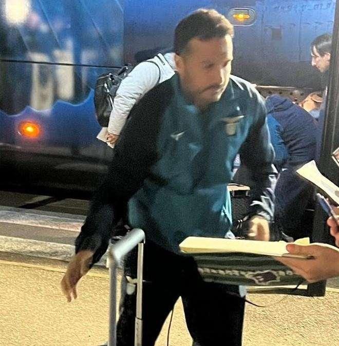 FOTO TM - La Lazio è arrivata a Monza, le immagini