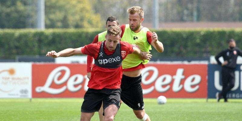 Monzello: subito in campo per preparare la sfida al Cosenza. Maric è in gruppo