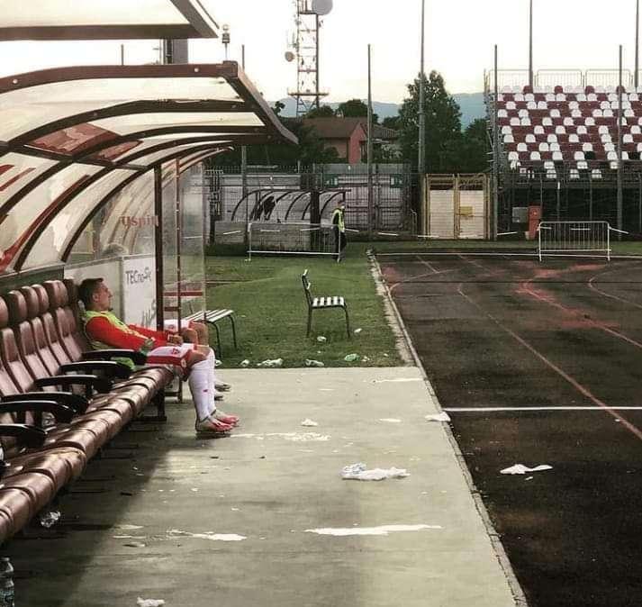La Curva Davide Pieri saluta D'Errico: "Ci avete tolto il romanticismo"