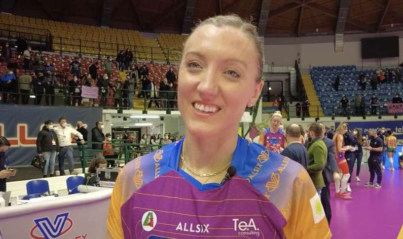 Vero Volley, Larson: “Un inizio perfetto, la squadra mi ha accolto benissimo”