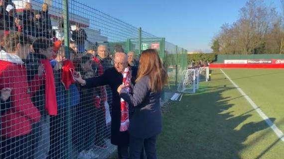 Monza, allenamento a porte aperte con 300 tifosi: presente anche Galliani. 