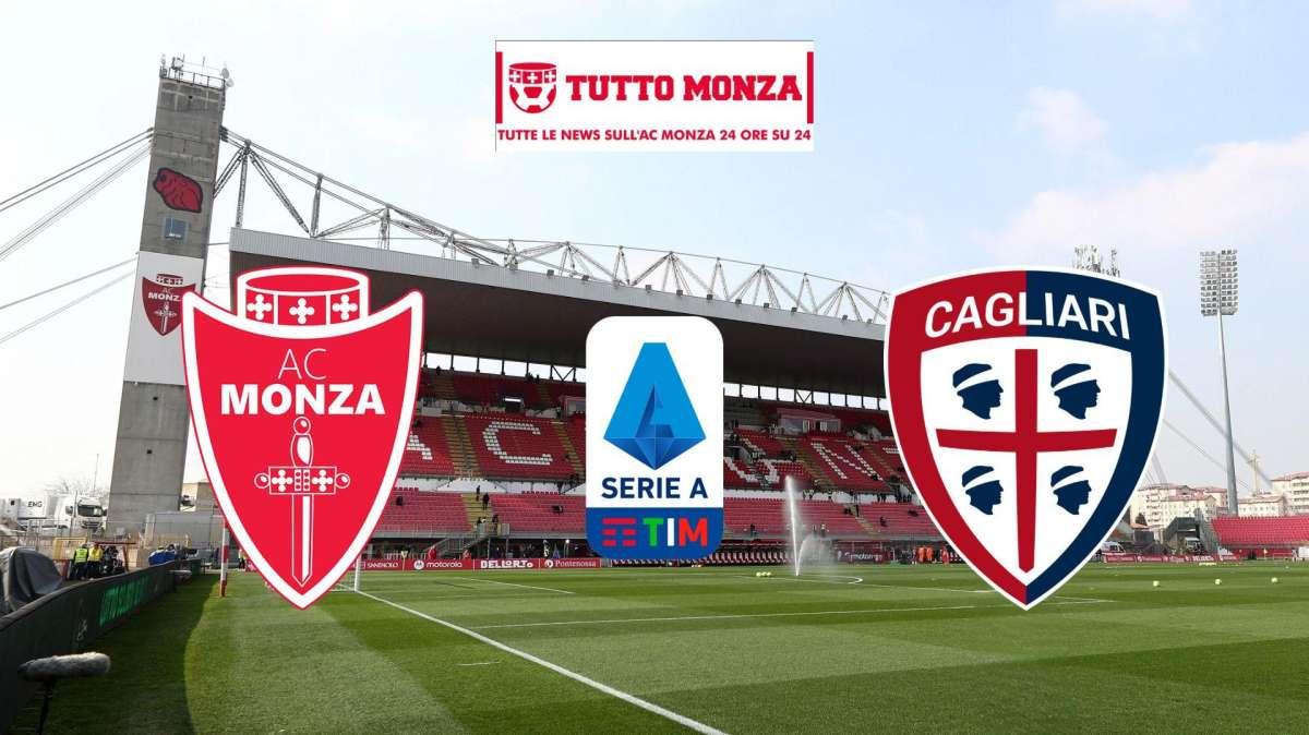 Monza-Cagliari 1 a 0: una perla su punizione del solito Daniel Maldini fa esultare Palladino