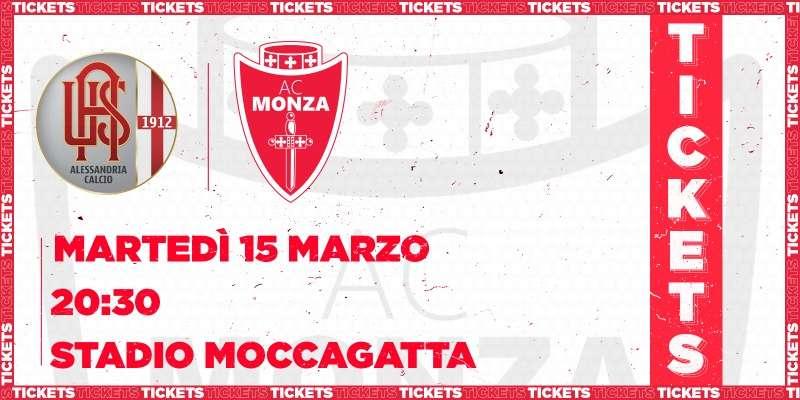 Alessandria-Monza, parte la prevendita: tutte le info