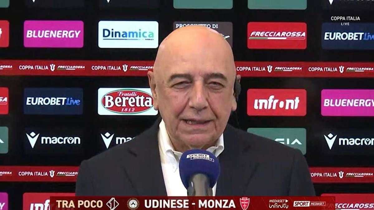 Galliani: "Decimo posto? Importante non arrivare negli ultimi tre. Con il Milan sarà un'emozione"