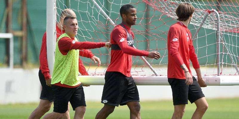 Monzello: allenamento mattutino per i biancorossi, il report odierno